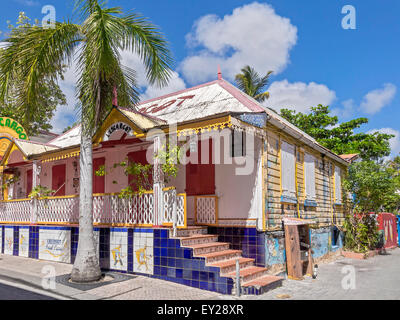 L'Escargot ristorante francese Front Street Philipsburg Saint Martin West Indies Foto Stock