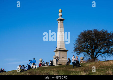 Guerra Boera monumento, Coombe Hill, Buckinghamshire. Foto Stock