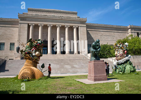 Arte Nelson-Atkins Museum di Kansas City, Missouri Foto Stock