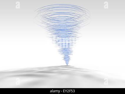 Illustrazione di tornado Foto Stock