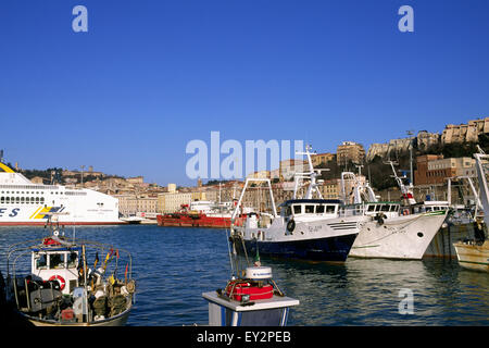 Italia, le Marche, Ancona, porto Foto Stock