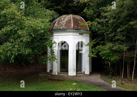 Springhouse a Sieur de Monts Molla, Parco Nazionale di Acadia, Maine, Stati Uniti d'America Foto Stock