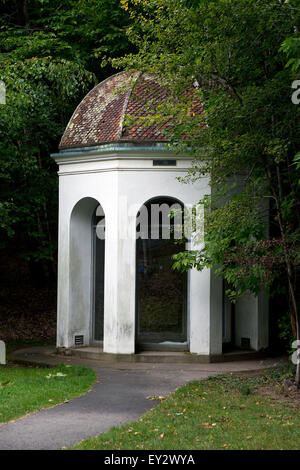 Springhouse a Sieur de Monts Molla, Parco Nazionale di Acadia, Maine, Stati Uniti d'America Foto Stock