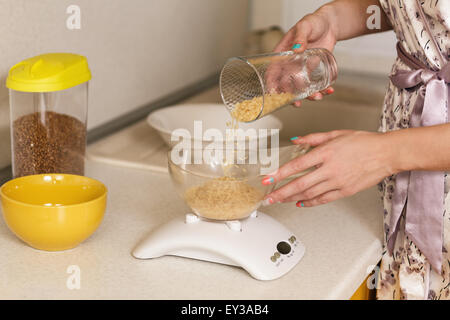 Bilancia da cucina Foto Stock