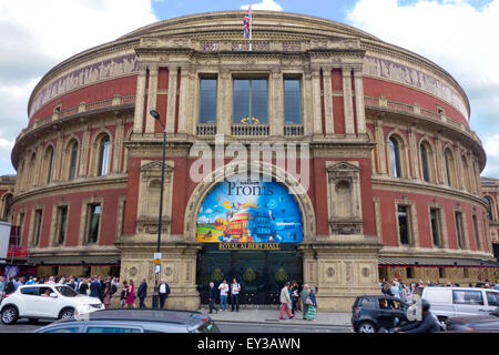 Royal Albert Hall, Kensington, Londra per la prima notte del Prom, 17 Luglio 2015 Foto Stock