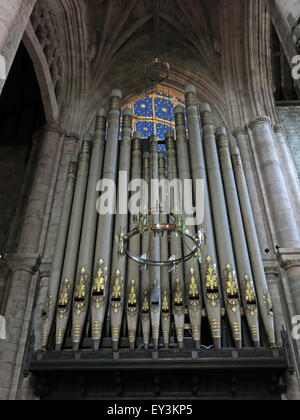 Organo a canne Cattedrale di Carlisle, Cumbria,l'Inghilterra,UK Foto Stock