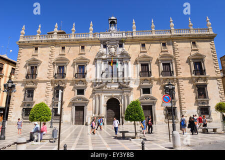 Cancelleria Reale edificio (Real Chancilleria) in Plaza Neuva, Granada, Andalusia, Spagna Foto Stock