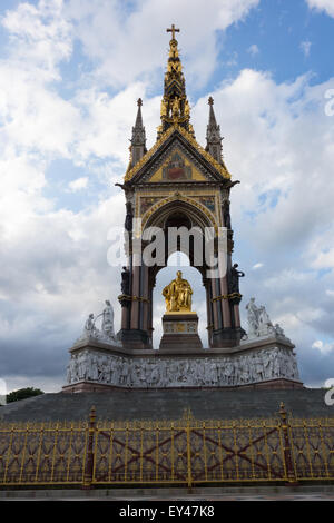 Albert Memorial, Kensington Gardens, Londra Foto Stock