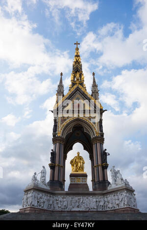 Albert Memorial, Kensington Gardens, Londra Foto Stock