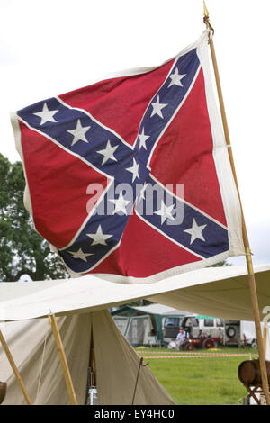 La seconda Marina confederato alfiere dell America Foto Stock