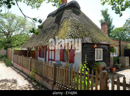 Il Duca di Bath House Buckler il disco sul fiume Beaulieu, nella nuova foresta, Hampshire, Regno Unito Foto Stock