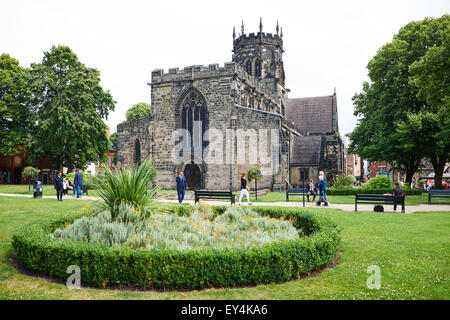 Chiesa Collegiata di Santa Maria, St Marys Place Stafford Staffordshire REGNO UNITO Foto Stock