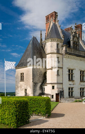 Chateau d'Amboise, Amboise, Indre-et-Loire, centro, Francia Foto Stock