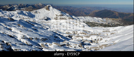 Dintorni del resort sciistico Pierre San Martin Foto Stock