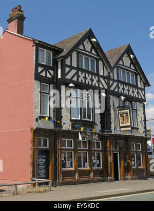 Il Kings Head Pub, Winwick St, Warrington, Cheshire, Inghilterra, Regno Unito Foto Stock