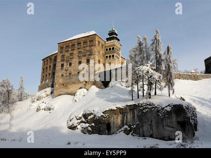 Pieskowa Skala Castello, Ojcow NP di Polonia Foto Stock