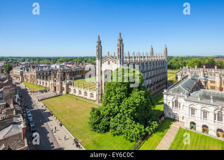 Cambridge Kings College Chapel e il Kings College università di Cambridge Cambridgeshire England Regno Unito GB Europa Foto Stock