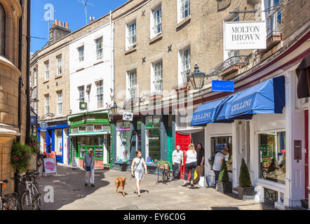 Rose Crescent, la strada dello shopping di Cambridge City Centre Cambridgeshire England Regno Unito GB EU Europe Foto Stock