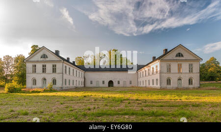 Herravad kloster è un vecchio monastero cistercense situato vicino a Ljungbyhed nella regione di Skane della Svezia. Foto Stock