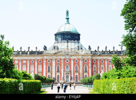 Il nuovo palazzo nel Parco Sanssouci, Potsdam e Berlino Foto Stock