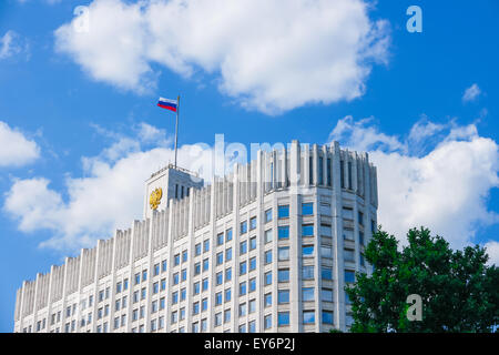 Casa russa del governo di Mosca Foto Stock