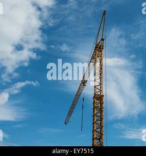 Gru da cantiere Foto Stock