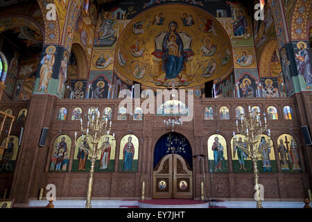 Chiesa di Santa Marina halkidha eubea grecia Foto Stock