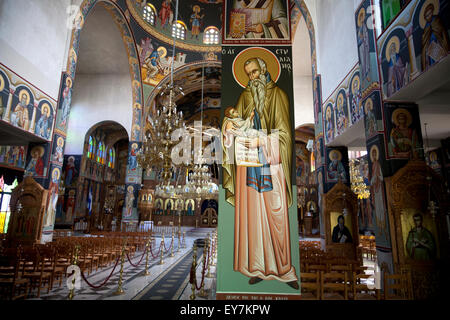 Chiesa di Santa Marina halkidha eubea grecia Foto Stock