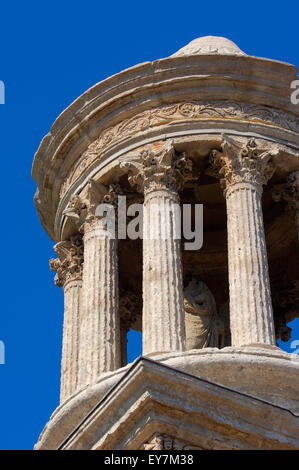 Glanum. Le rovine romane. Saint Remy de Provence, Francia, Provence-Alpes-Côte-d"Azur . Europa Foto Stock