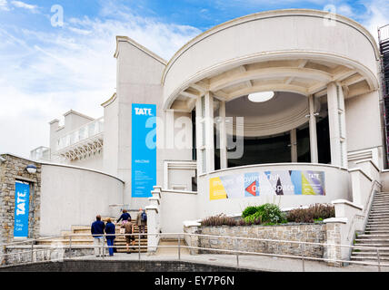 Ingresso alla Tate St Ives art gallery, St Ives, Cornwall, Regno Unito Foto Stock