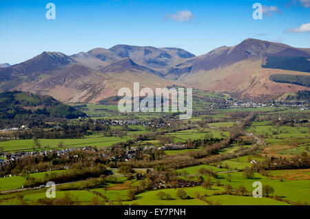 Il Coledale Fells nel Lake District inglese. Foto Stock