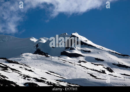 Il Monte Ruapehu nel Parco Nazionale di Tongariro, Nuova Zelanda Foto Stock