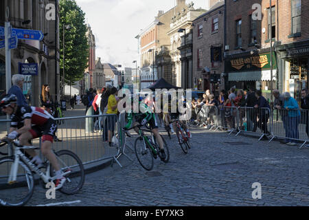 Ciclismo British Grand Prix, Sheffield City Centre 2015 Foto Stock