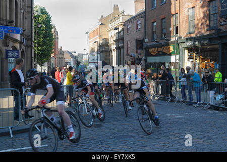 Ciclismo British Grand Prix, Sheffield City Centre 2015 Foto Stock