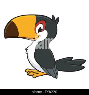Fumetto Toucan Illustrazione Vettoriale