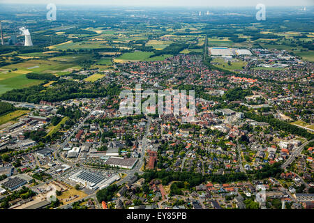 Centro città, Werne, distretto della Ruhr, Nord Reno-Westfalia, Germania Foto Stock