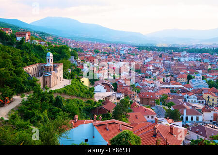 Vista su Prizren nel Kosovo Foto Stock