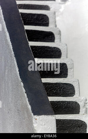 Santorini Scale astratta Grecia Foto Stock