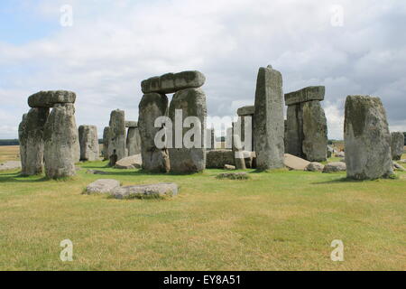 Stonehenge, Wiltshire, Inghilterra, Regno Unito Foto Stock