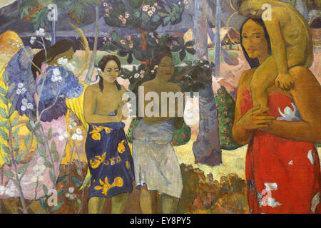 Paul Gauguin (1848-1903). Pittore Francese. Ia Orana Maria (Ave Maria), 1891. Olio su tela. Metropolitan Museum of Art. Ny. Stati Uniti d'America. Foto Stock