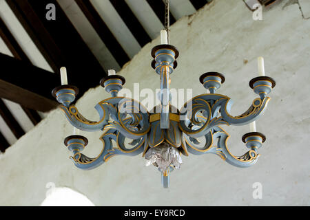 Luce in San Etheldreda la Chiesa, Horley, Oxfordshire, England, Regno Unito Foto Stock