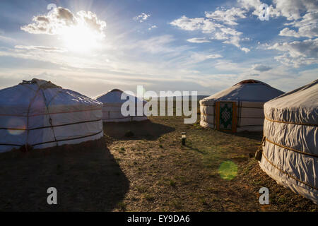 Asia,Gobi Gurvansaikhan National Park,Hotels Foto Stock