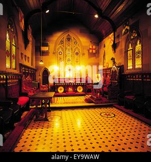 Cavalieri Templari Cappella, Massoni' Hall, Molesworth Street, Dublin, Co Dublin, Irlanda Foto Stock