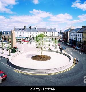 Diamante, Donegal, Co Donegal, Irlanda; Town Square Foto Stock