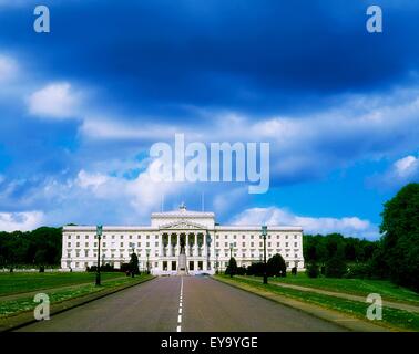 Stormont, Belfast, Irlanda; Casa dell'Assemblea dell'Irlanda del Nord Foto Stock