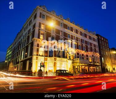 Shelbourne Hotel a Natale,Dublino,l'Irlanda. Foto Stock