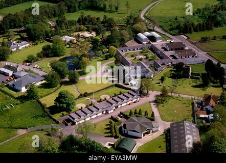 Irish National Stud, Tully, nella contea di Kildare, Irlanda; antenna dell allevamento di cavalli Facility Foto Stock