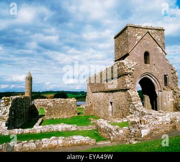 Co Fermanagh, Isola Devenish Lough Erne Foto Stock