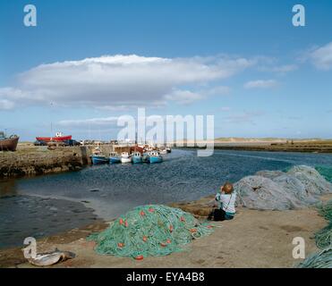 Killala, County Mayo, Irlanda; Village sequestrati nel 1798 ribellione Foto Stock