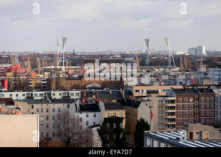 Berlino, Germania, si affaccia il Friedrich-Ludwig-Jahn-Sportpark Foto Stock